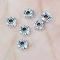 Alloy Spiral Patterned Tibetan Spacer Beads 4mm 100pcs 9