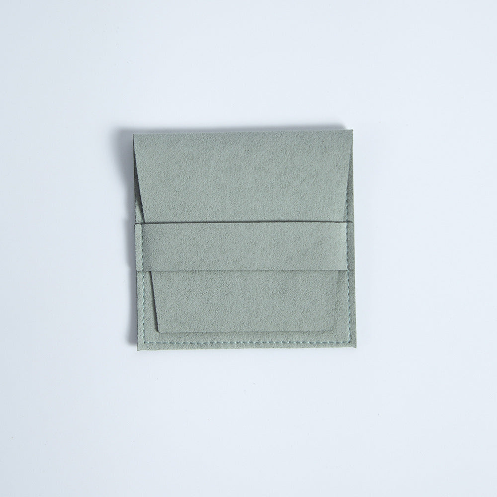 Microfiber Envelope Closure Strap Pouches 6.2/8cm Lavender 2pcs 7