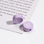 Painted Button Acrylic Beads 12mm Glossy Baked Paint 50pcs 16