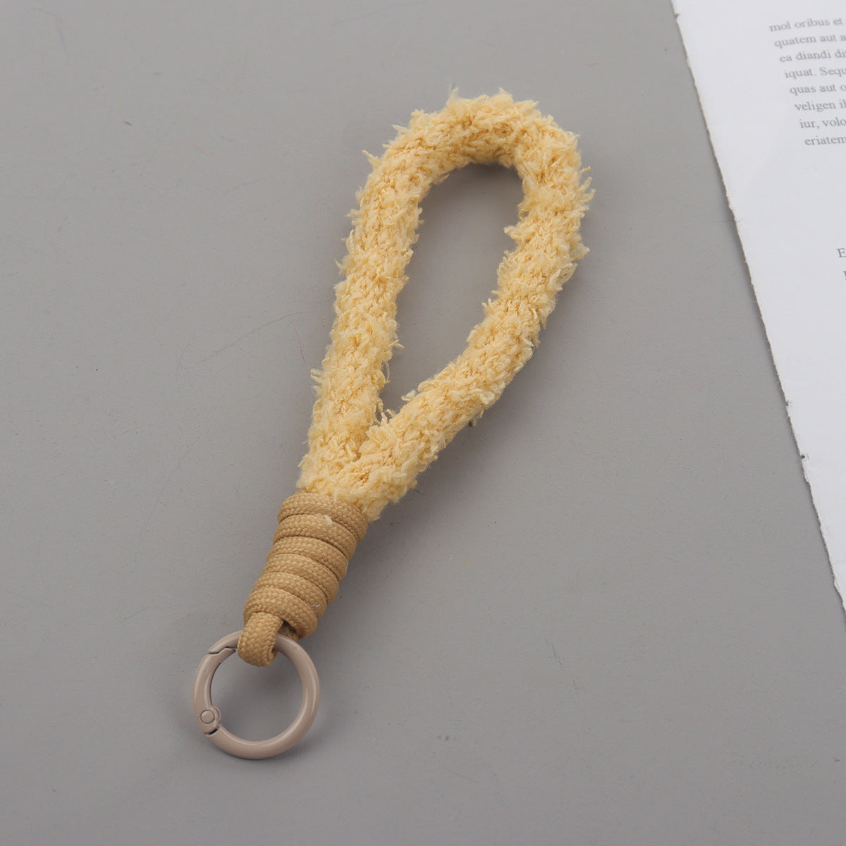 Plush Phone Charm Candy Color Soft Polyester Loop 2pcs 16cm 3