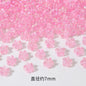 Plating AB Colored Floret Resin Beads 7mm Transparent 100pcs 6