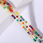 Colored Transparent Seed Glass Beads 2mm 2 Strands 400pcs 16