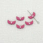Angel Wing Metal Beads 14mm Painted Colorful Alloy 10pcs 16