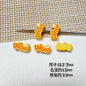 Baking Painted WOW&YES Metal Beads 13mm 15mm Colorful Alloy 20pcs 11