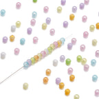 Transparent Resin Beads 4mm Light Pastel Gradient 620pcs 2
