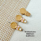 Spoon and Flower Metal Beads 15mm and 9mm Baking Painted 20pcs 13