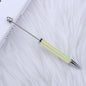 Beadable Pen UV Electroplating Rainbow Color Opal Shimmer 10pcs 14