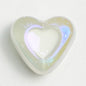 Glow Heart Acrylic Beads 15mm Two-Color Glow In The Dark 50pcs 13