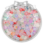 Gradient Frosted Round Glass Beads 8mm Matte Finish Gold Flecks 50pcs 29
