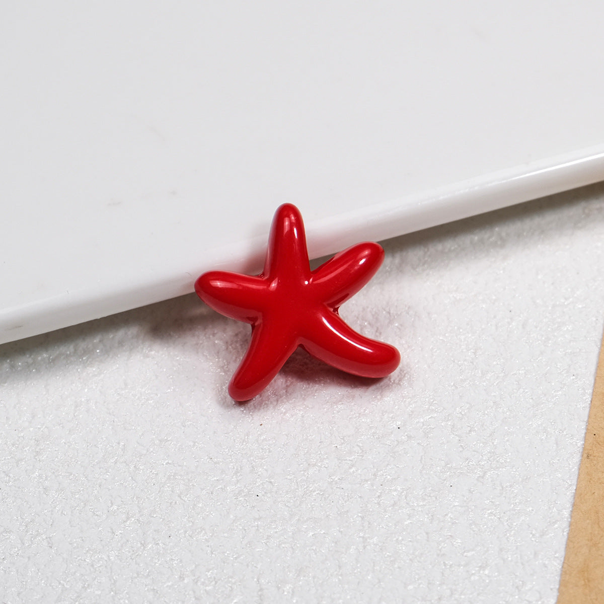 Irregular Starfish Acrylic Beads 21mm Glossy Mixed Colors 50pcs 9