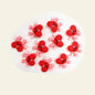 Silicone Focal Beads Bad Bunny Heart with Quirky Legs 12