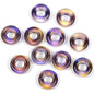 Glass Circle Spacer Beads 10mm Transparent 50pcs 6