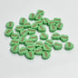 Heart Clay Beads 10mm Pink LOVE Letters Polymer 100pcs 5