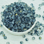 Frosted Round Glass Beads 6mm Colorful Speckled Matte Finish 50pcs 32