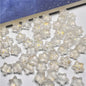 Small Star Czech Glass Beads 8mm Translucent Gold Flecked 50pcs 12