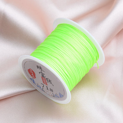 Nylon Thread Solid Color Glossy Finish 0.4mm 60m Spool 17