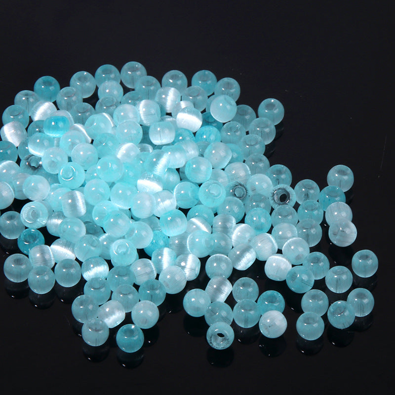 Seed Glass Beads 4mm Shimmer Imitation Opal Mixed Colors 400pcs 10