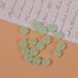 Glass Round Spacer Beads 6mm 8mm Imitation Jade Color 100pcs 18