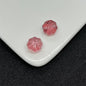 Czech Glass Beads Flower 12mm Transparent Pastel Mixed Colors 100pcs 9