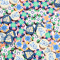 Flat Clay Beads 9mm Mother'S Day Series Pattern Polymer 100pcs 7