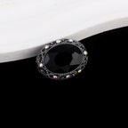 Double-Sided Heart Rhinestone Beads 24mm Vintage Alloy 10pcs 22