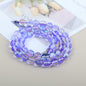 Mermaid Round Glass Beads 6mm Matte Pastel Jewel Tones 40pcs 56