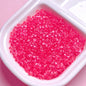 Clear Peanut Shaped Acrylic Beads 4x6.5mm Candy Series 200pcs 12