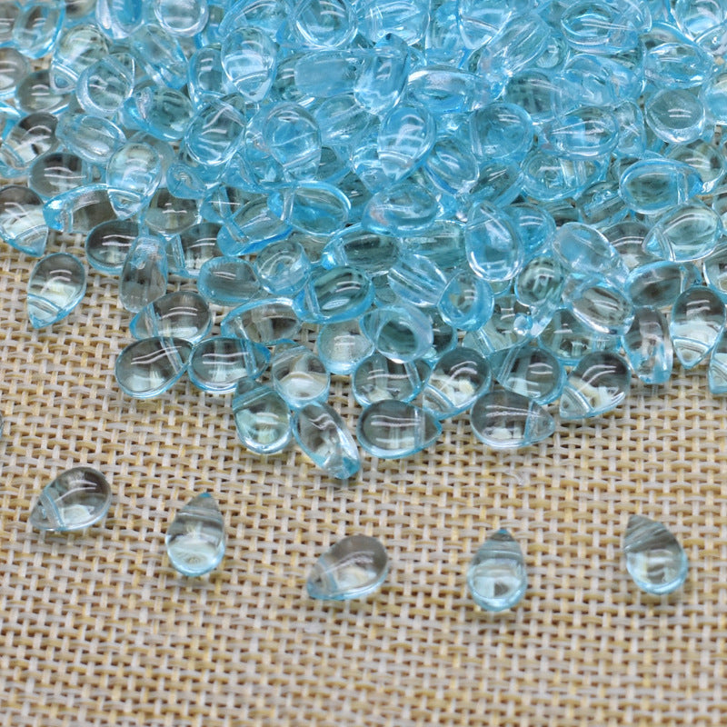 Czech Glass Beads Teardrop 9mm Assorted Translucent Colors 100pcs 14
