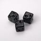 Painted Square Acrylic Beads 14mm Colored Baking Cheese Style 100pcs 15