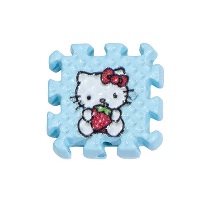 Hello KT Puzzle Acrylic Square Beads 18mm Colorful 10pcs 11
