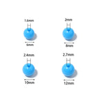 Macaron Color Acrylic Beads 6-12mm Smooth Glossy Round 100pcs 3