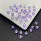 Czech Glass Beads Small Heart 6mm Peach Color 100pcs 8