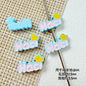 Signboard Metal Beads Painted Sanrio Series Colorful 10pcs 18