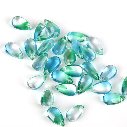 Czech Glass Beads Teardrop 8x14mm Smooth Polished 10pcs 12