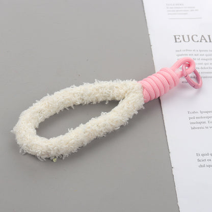 Plush Phone Charm Candy Color Soft Polyester Loop 2pcs 16cm 10