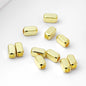 Brass Rectangular Tube Metal Beads 4mm Polished Finish 100pcs 2