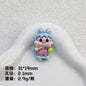 Plating Pop Resin Beads 30mm Crybaby Brushing Teeth Character 10pcs 7