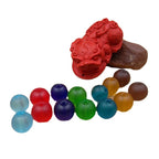Frosted Round Glass Beads 6mm Assorted Colors Matte Finish 100pcs 5