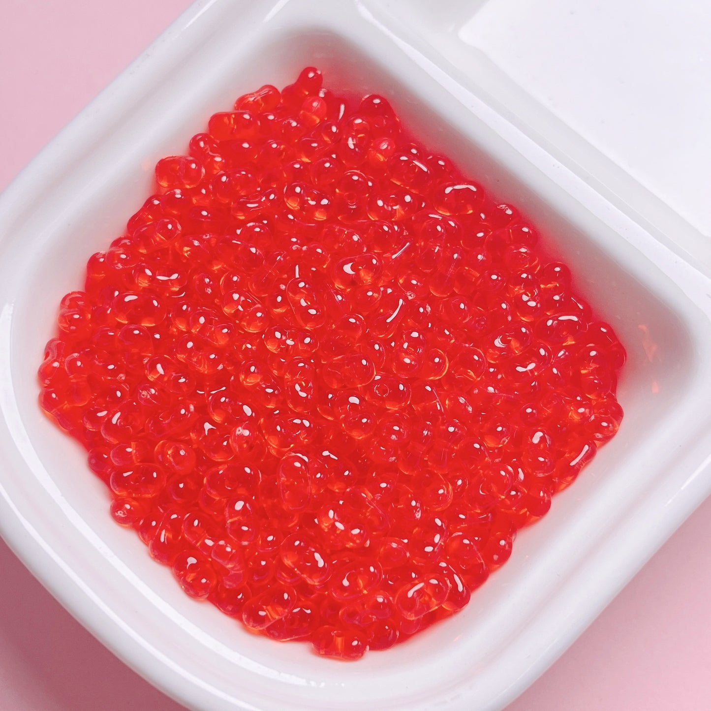 Clear Peanut Shaped Acrylic Beads 4x6.5mm Candy Series 200pcs 8