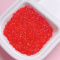 Clear Peanut Shaped Acrylic Beads 4x6.5mm Candy Series 200pcs 8