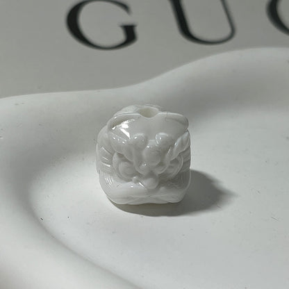 Glossy Dancing Lion Shaped Resin Beads 16mm 50pcs 8
