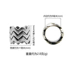 Vintage Metal Beard Beads Viking Nordic Pattern 5pcs 5