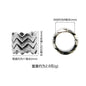 Vintage Metal Beard Beads Viking Nordic Pattern 5pcs 5