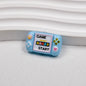 Printed Square Acrylic Beads 25mm Game Console Design 10pcs 11