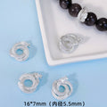 Coiled Dragon Metal Beads 16mm 3D Detailed Mythical Design 10pcs 2