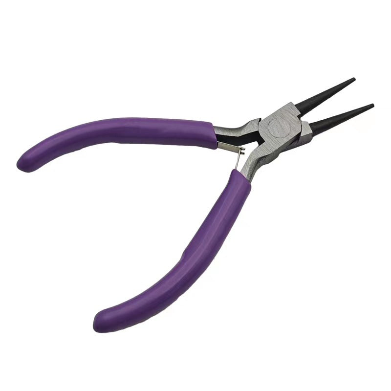 Carbon Steel Jewelry Pliers Set 110mm and 125mm with Pastel Handles 8