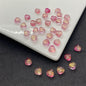 Czech Glass Beads Small Heart 6mm Peach Color 100pcs 20