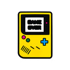 Silicone Focal Beads Nostalgic Handheld Game Console Game Over Text 20pcs 6