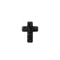 Silicone Focal Beads Cross Matte Speckled Glow in the Dark 20pcs 25