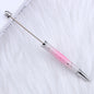 Beadable Ballpoint Pen UV Plating Starry Sky Sequins Gradient Colorful 9